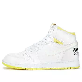 Кроссовки 1 ретро высокие og Air Jordan, белый