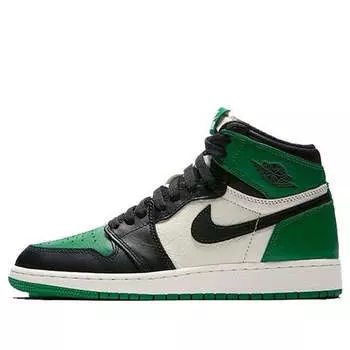 Кроссовки 1 ретро высокие og Air Jordan, зеленый