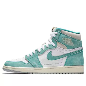 Кроссовки 1 ретро высокие og Air Jordan, зеленый