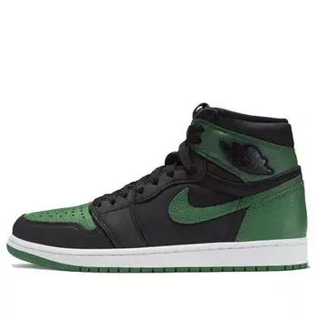 Кроссовки 1 ретро высокие og Air Jordan, зеленый