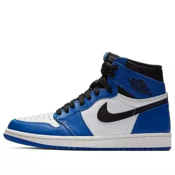 Кроссовки 1 ретро высокие og Air Jordan, синий