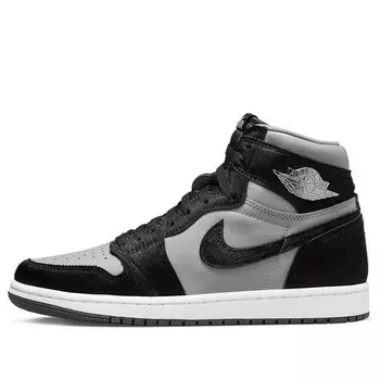 Кроссовки 1 ретро высокие og Air Jordan, серый