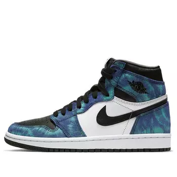 Кроссовки 1 ретро высокие og Air Jordan, зеленый