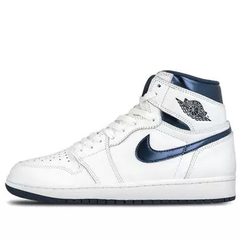 Кроссовки 1 ретро высокие og Air Jordan, белый