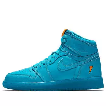 Кроссовки 1 ретро высокие og g8rd Air Jordan, голубой