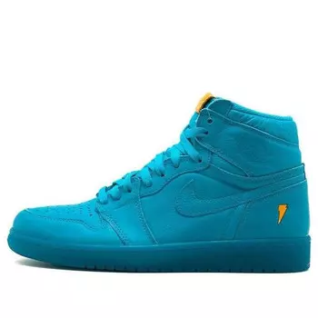 Кроссовки 1 ретро высокие og g8rd Air Jordan, голубой