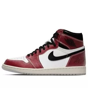 Кроссовки 1 ретро высокие og sp x trophy room Air Jordan, белый
