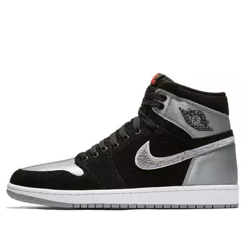 Кроссовки 1 ретро высокие og x aleali может Air Jordan, черный
