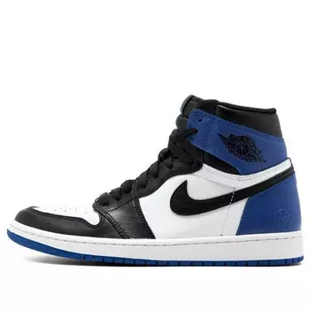 Кроссовки 1 ретро высокие og x дизайн фрагмент Air Jordan, белый