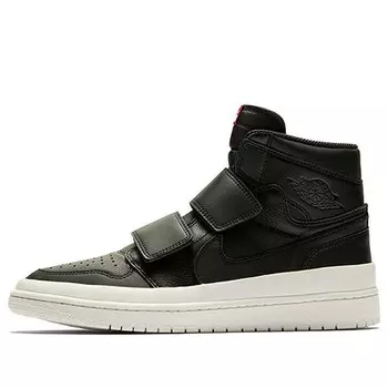 Кроссовки 1 ретро высокие с двумя ремешками Air Jordan, черный