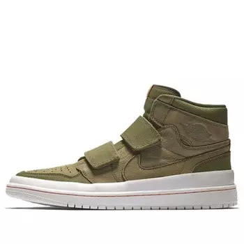 Кроссовки 1 ретро высокие с двумя ремешками Air Jordan, зеленый