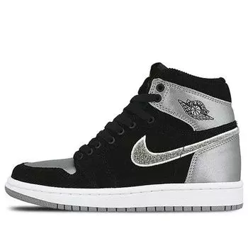 Кроссовки 1 ретро высокие x aleali может Air Jordan, черный