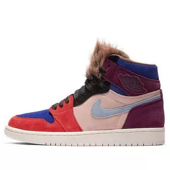 Кроссовки 1 ретро высокие x aleali может Air Jordan, бордовый