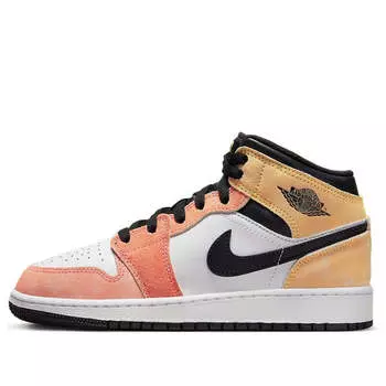 Кроссовки 1 средние Air Jordan, белый