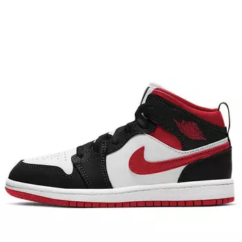Кроссовки 1 средние Air Jordan, белый