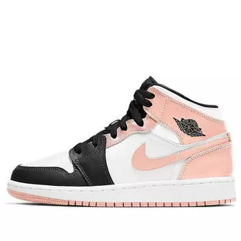 Кроссовки 1 средние Air Jordan, белый