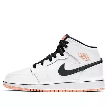 Кроссовки 1 средние Air Jordan, белый