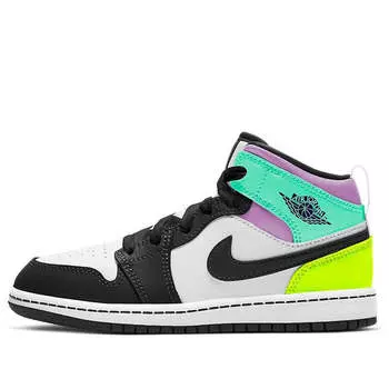Кроссовки 1 средние Air Jordan, белый