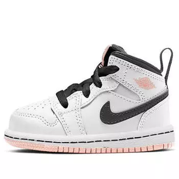Кроссовки 1 средние Air Jordan, белый