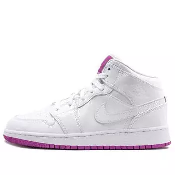 Кроссовки 1 средние Air Jordan, белый