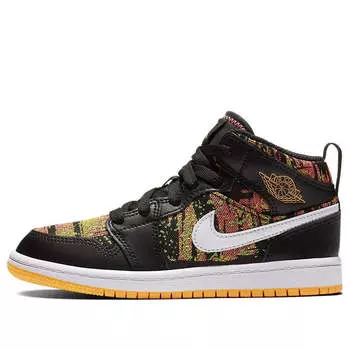 Кроссовки 1 средние Air Jordan, белый