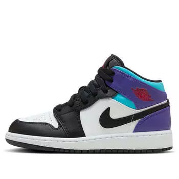 Кроссовки 1 средние Air Jordan, белый