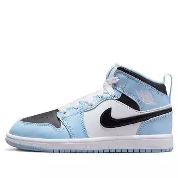 Кроссовки 1 средние Air Jordan, белый