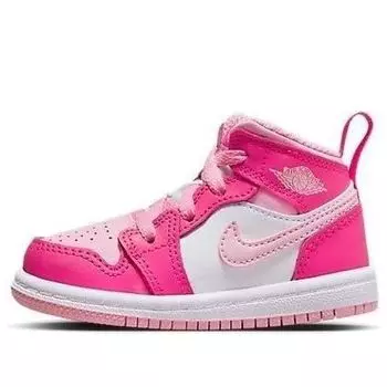 Кроссовки 1 средние Air Jordan, белый