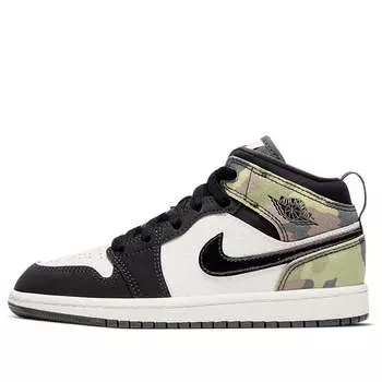 Кроссовки 1 средние Air Jordan, белый