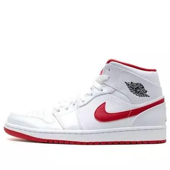 Кроссовки 1 средние Air Jordan, белый