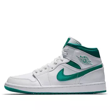 Кроссовки 1 средние Air Jordan, белый