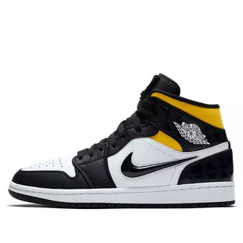Кроссовки 1 средние Air Jordan, белый