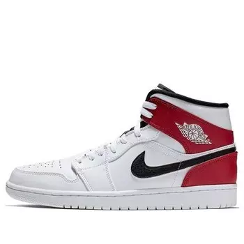 Кроссовки 1 средние Air Jordan, белый