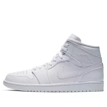 Кроссовки 1 средние Air Jordan, белый