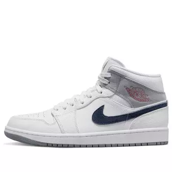 Кроссовки 1 средние Air Jordan, белый
