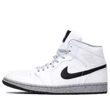 Кроссовки 1 средние Air Jordan, белый