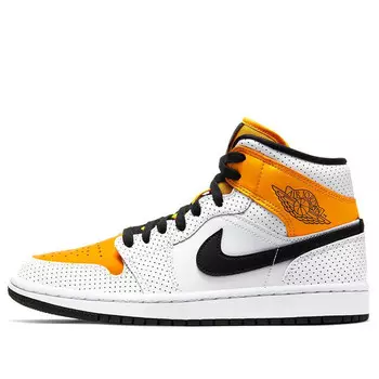 Кроссовки 1 средние Air Jordan, белый