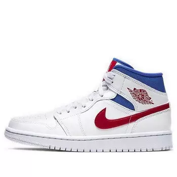 Кроссовки 1 средние Air Jordan, белый