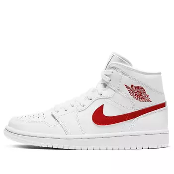 Кроссовки 1 средние Air Jordan, белый