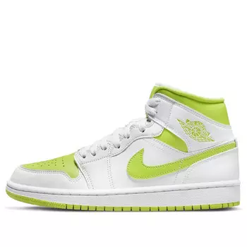 Кроссовки 1 средние Air Jordan, белый