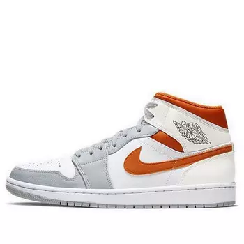 Кроссовки 1 средние Air Jordan, белый