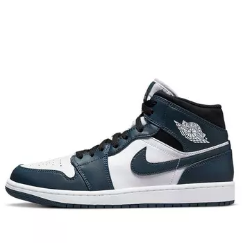 Кроссовки 1 средние Air Jordan, белый