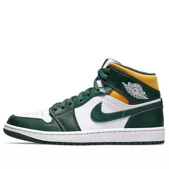 Кроссовки 1 средние Air Jordan, белый