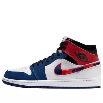 Кроссовки 1 средние Air Jordan, белый
