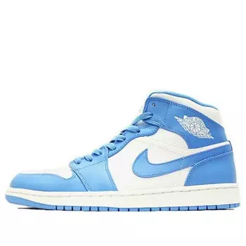 Кроссовки 1 средние Air Jordan, белый