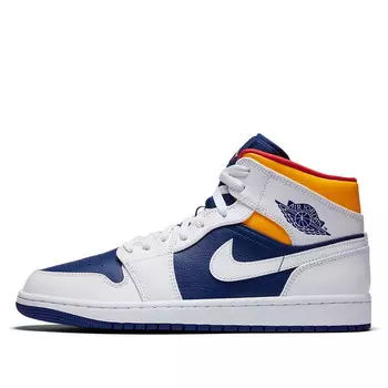 Кроссовки 1 средние Air Jordan, белый