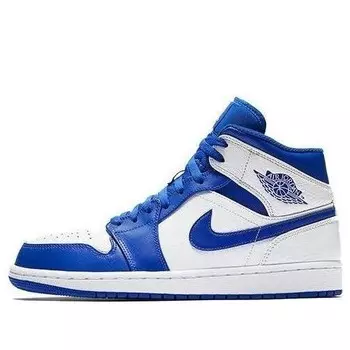 Кроссовки 1 средние Air Jordan, белый