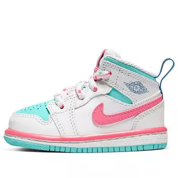Кроссовки 1 средние Air Jordan, белый