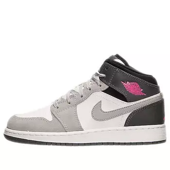 Кроссовки 1 средние Air Jordan, белый