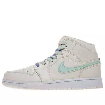 Кроссовки 1 средние Air Jordan, бежевый